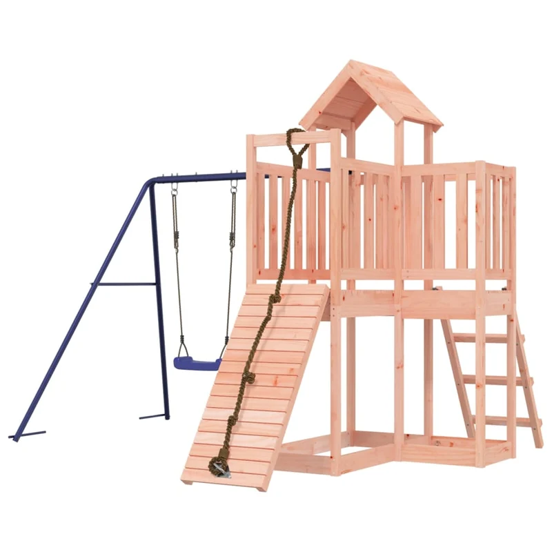 Aire de jeux d'extérieur 286 x 248 x 214 cm bois massif de douglas 02_0004887