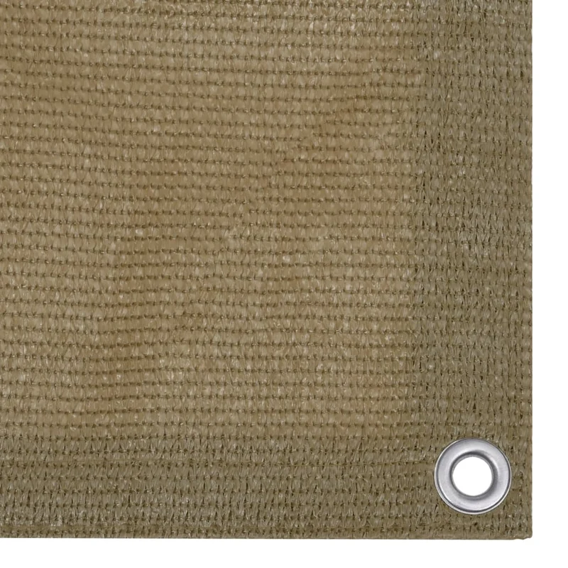 Écran de balcon brise pare vue protection confidentialité taupe 75 x 400 cm PEHD 02_0010383