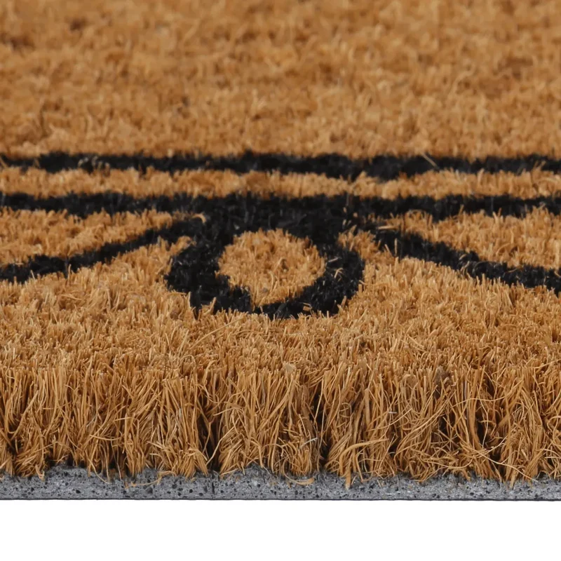 Tapis de porte touffeté intérieur extérieur 45 x 75 cm support antidérapant ambiance naturelle en fibre de coco naturel 02_0046188