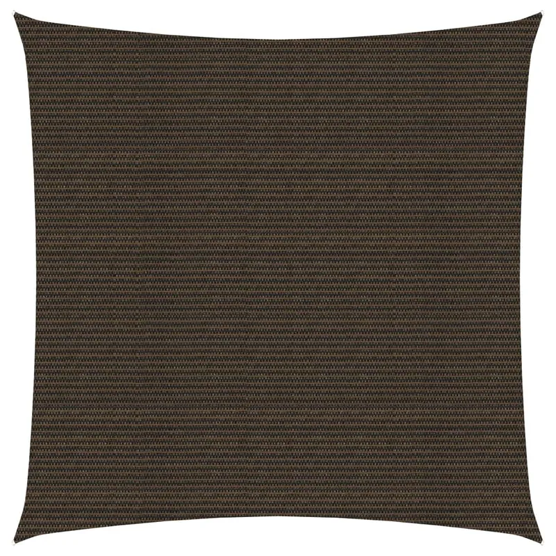 Voile toile d'ombrage parasol 160 g/m² PEHD 4,5 x 4,5 m marron 02_0009160
