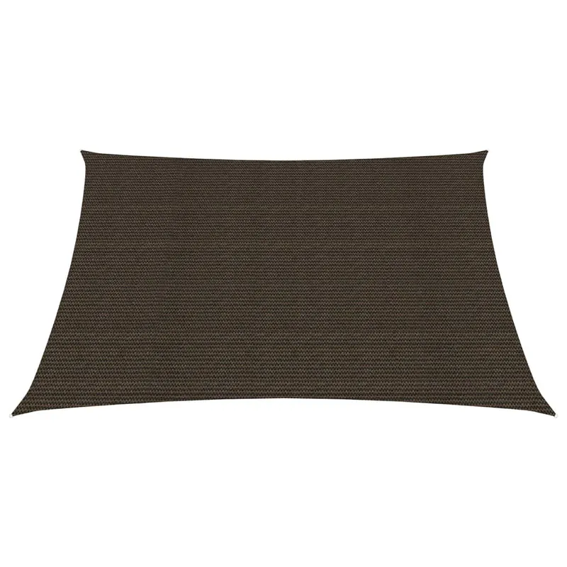 Voile toile d'ombrage parasol 160 g/m² PEHD 4,5 x 4,5 m marron 02_0009160
