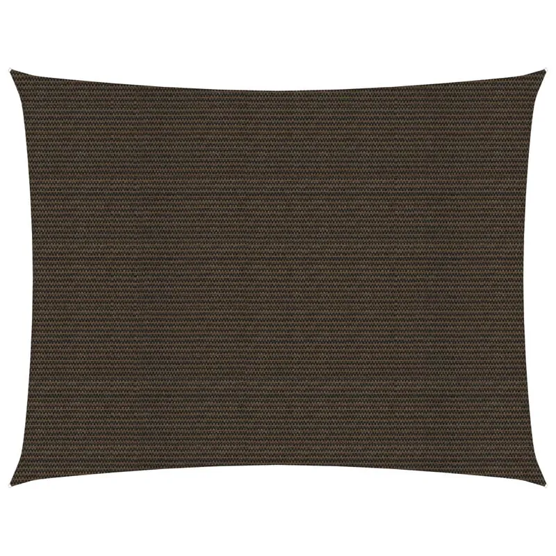 Voile d'ombrage 160 g/m² 2 x 3,5 m PEHD marron 02_0009141