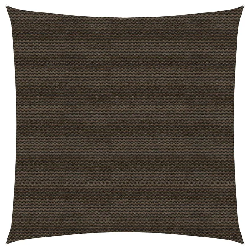 Voile d'ombrage 160 g/m² marron 5 x 5 m PEHD 02_0009172