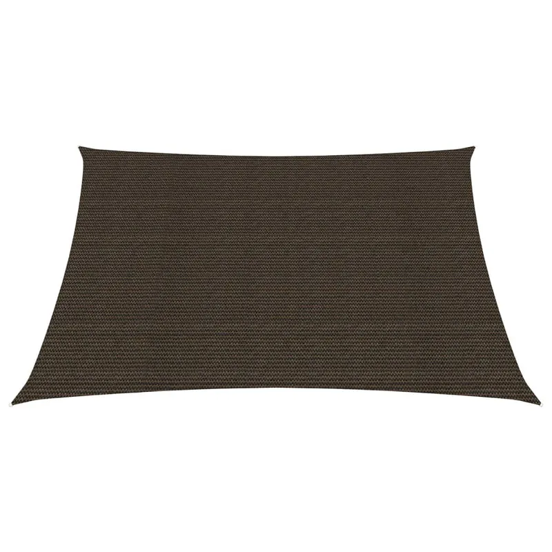 Voile d'ombrage 160 g/m² marron 5 x 5 m PEHD 02_0009172