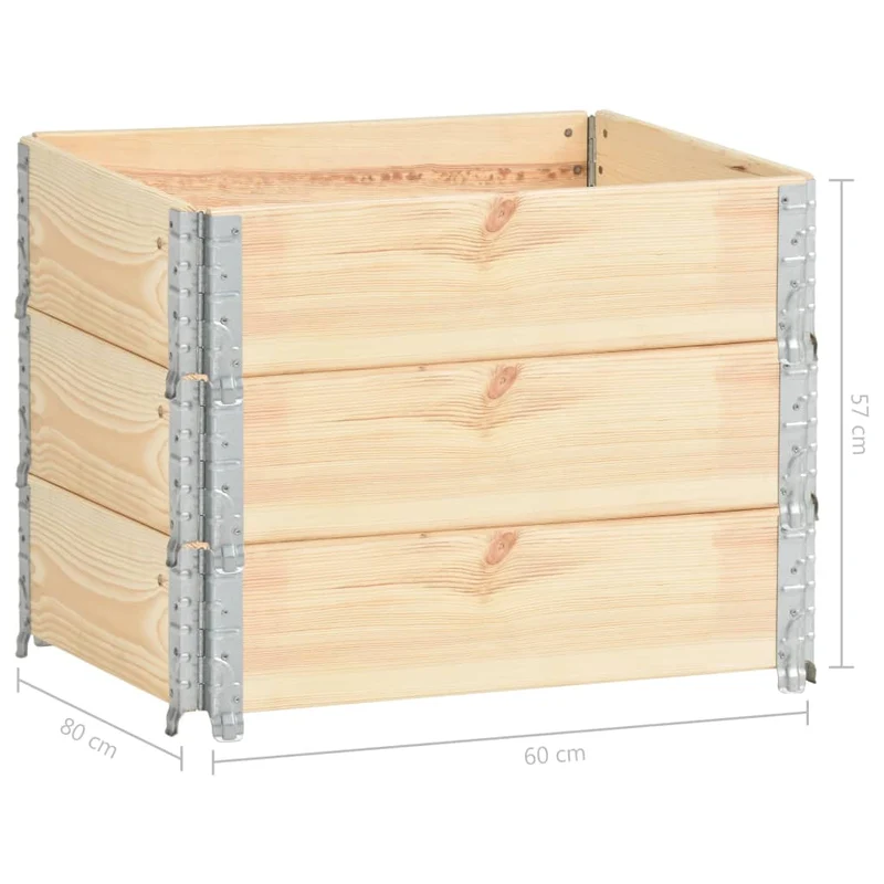 Jardinières surélevées 3 pièes 60 x 80 cm bois de pin solide 02_0000892