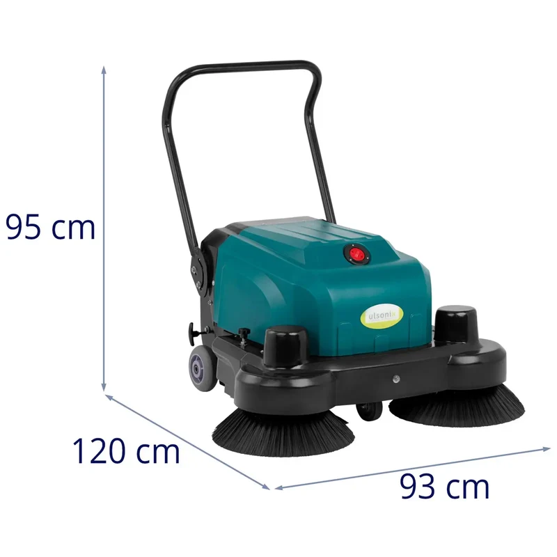 Balayeuse professionnelle sur batterie 4800 m²/h largeur de brosse 52 cm pu blanc 14_0008395