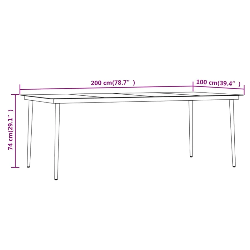 Ensemble de salle à manger de jardin meuble extérieur avec coussins 7 pièces gris 02_0014171