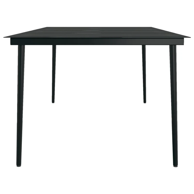 Ensemble de salle à manger de jardin meuble extérieur avec coussins 9 pièces gris 02_0014174