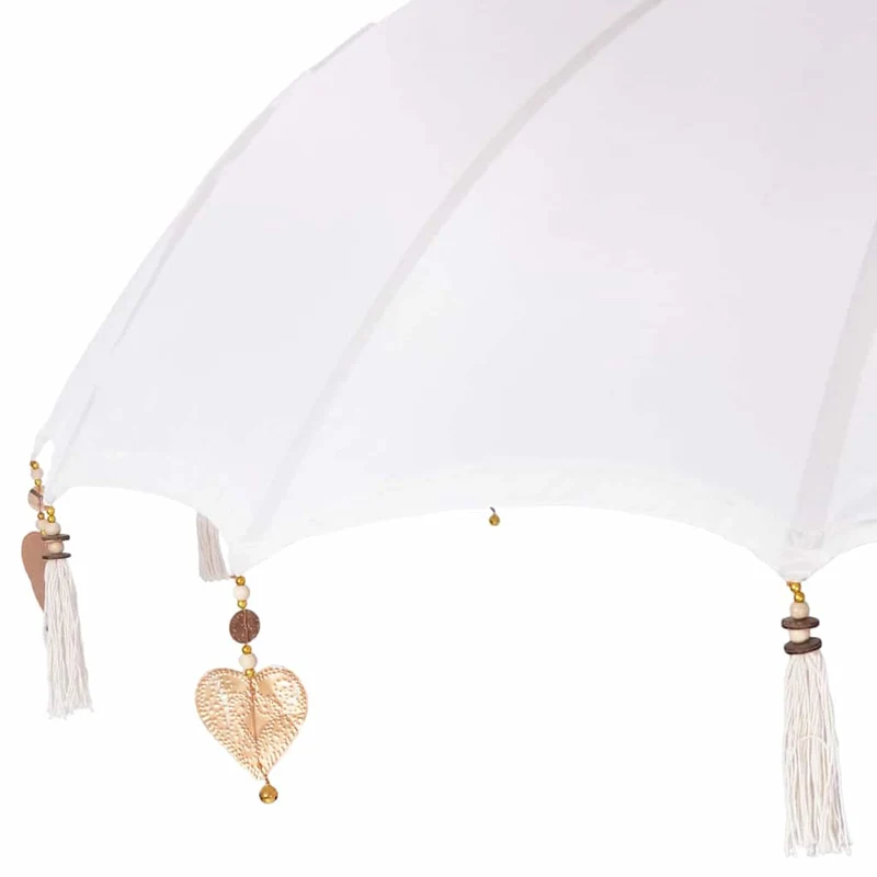 Parasol balinais avec base extérieur 185 x 185 x 260 cm ombre apaisante design chic en coton crème 02_0055940