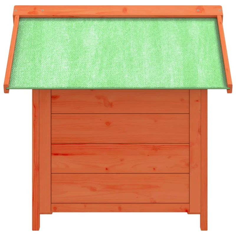 Chenil cage enclos pac animaux 65 x 65 x 61,5 cm bois de pin solide marron 02_0041722
