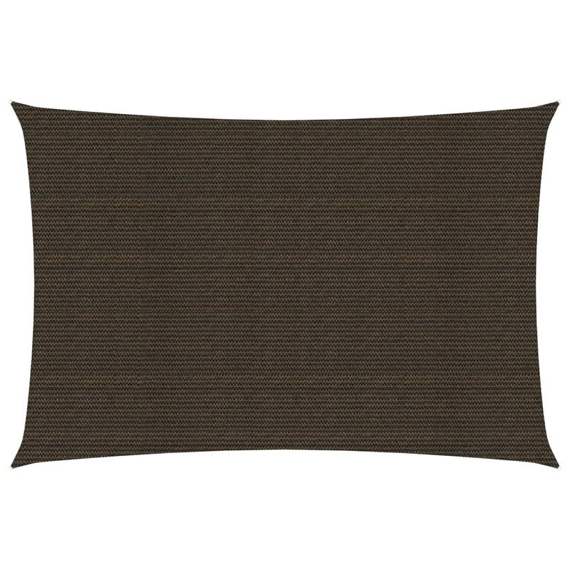 Voile toile d'ombrage parasol 160 g/m² marron 2 x 4 m pehd 02_0009142