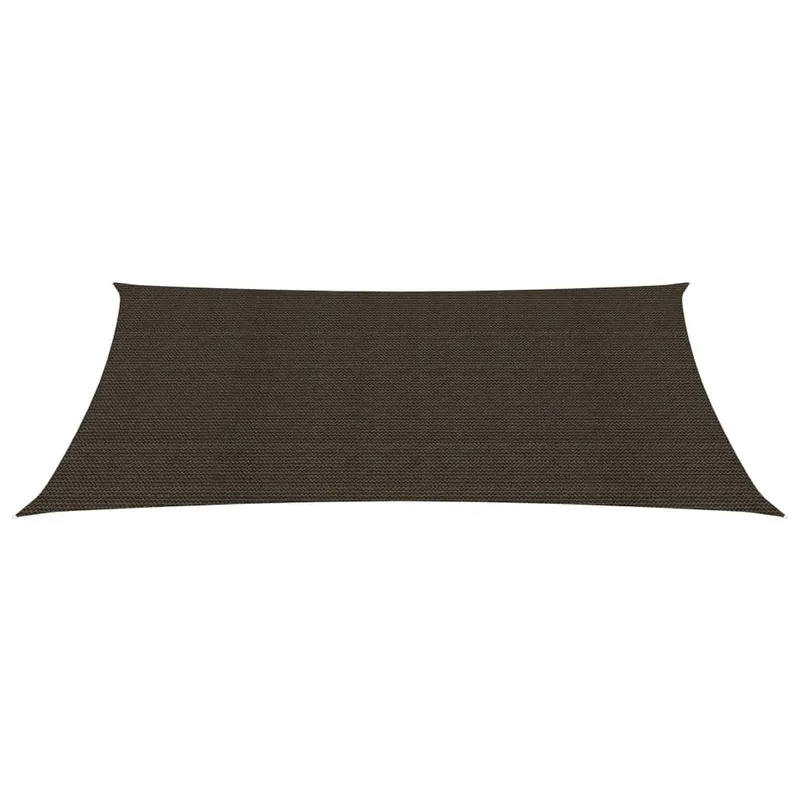 Voile toile d'ombrage parasol 160 g/m² marron 2 x 4 m pehd 02_0009142