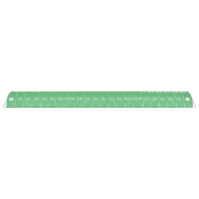Serre tente abri plante fleur légumes avec cadre en acier 88 m² 22 x 4 x 2 m vert 02_0044640