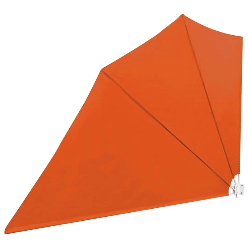 Auvent paravent store brise-vue latéral rétractable de patio jardin terrasse balcon protection visuelle écran 160 x 240 cm orange 02_0007062