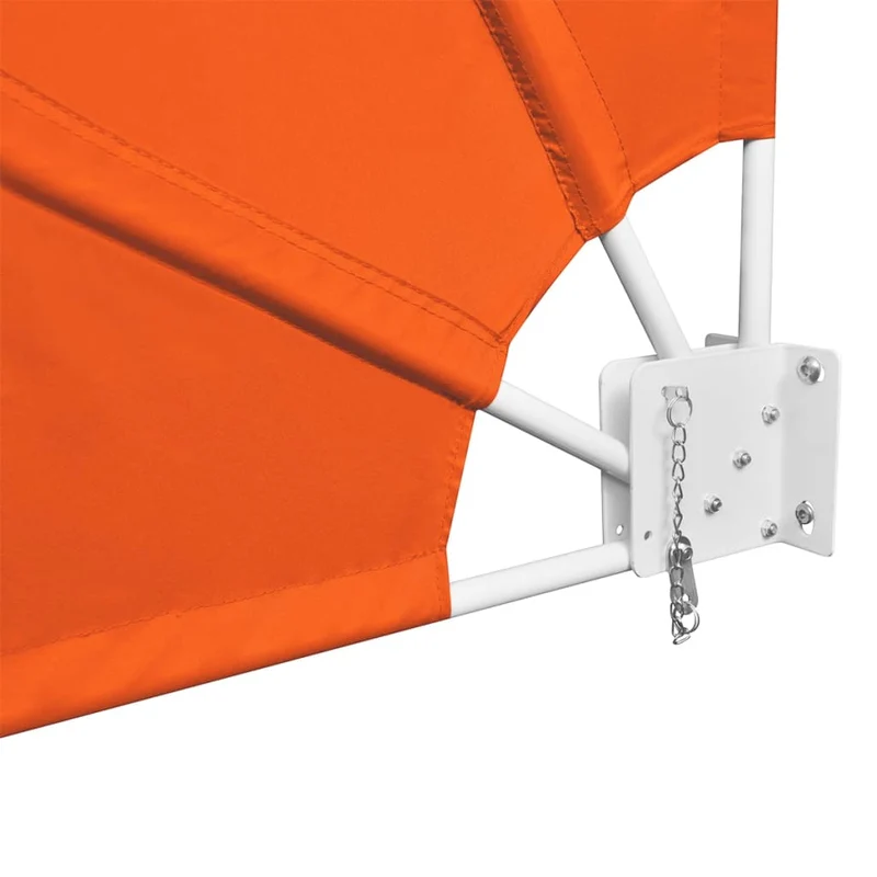 Auvent paravent store brise-vue latéral rétractable de patio jardin terrasse balcon protection visuelle écran 160 x 240 cm orange 02_0007062