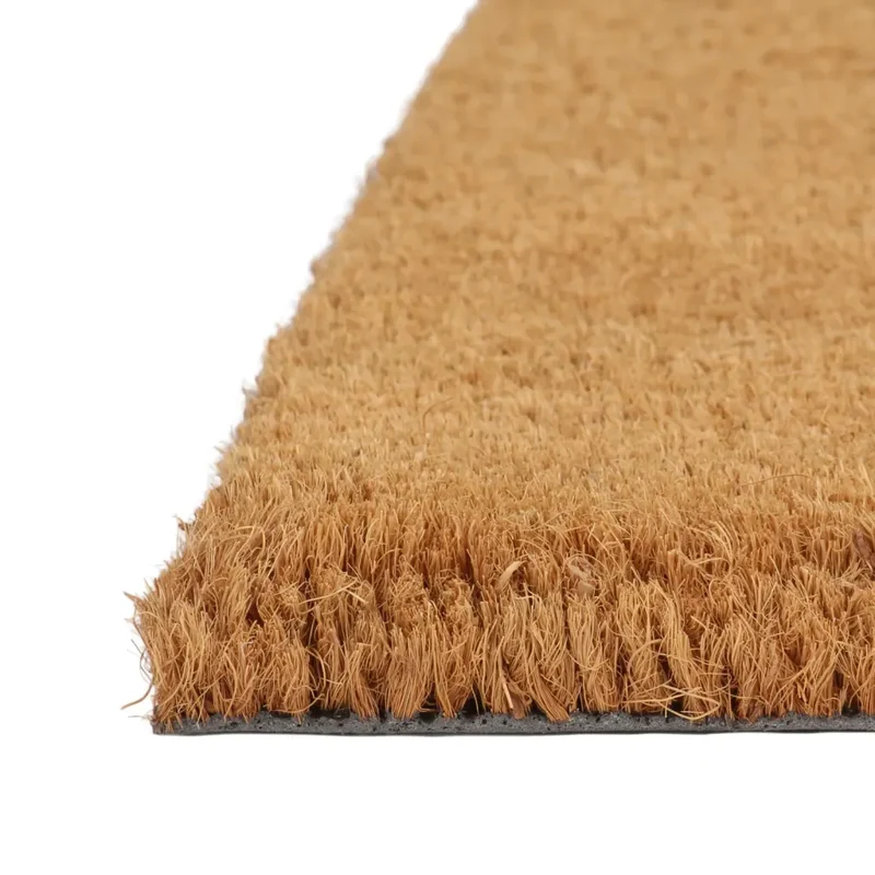Tapis de porte naturel demi-rond 60 x 90 cm antidérapant usages intérieur extérieur finition touffeté en fibre de coco naturel 02_0046178