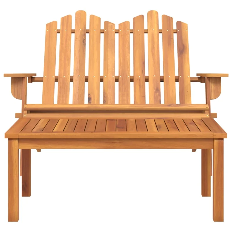 Ensemble de salon de jardin meuble d'extérieur ensemble de mobilier 2 pièces bois acacia solide 02_0014209