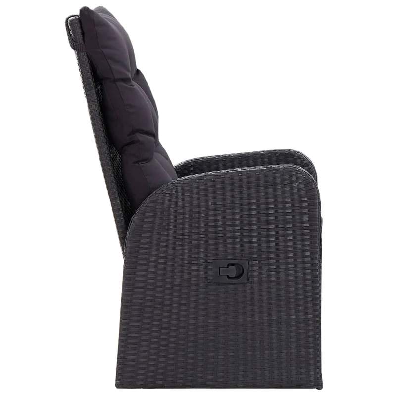Ensemble de salle à manger de jardin meuble extérieur avec coussins 9 pièces noir 02_0014175