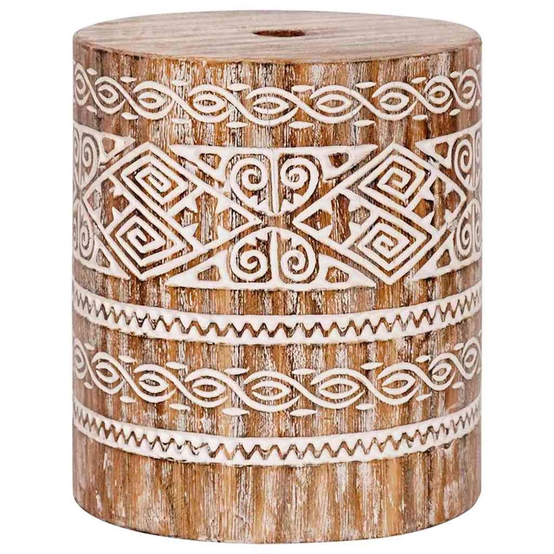 Parasol balinais de jardin extérieur 185 x 185 x 260 cm grande couverture apaisante en coton crème 02_0055942