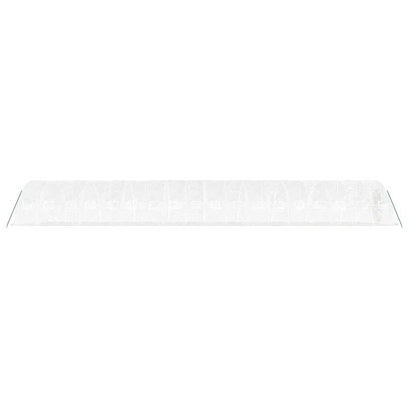 Serre tente abri plante fleur légumes avec cadre en acier 90 m² 18 x 5 x 2,3 m blanc 02_0044641