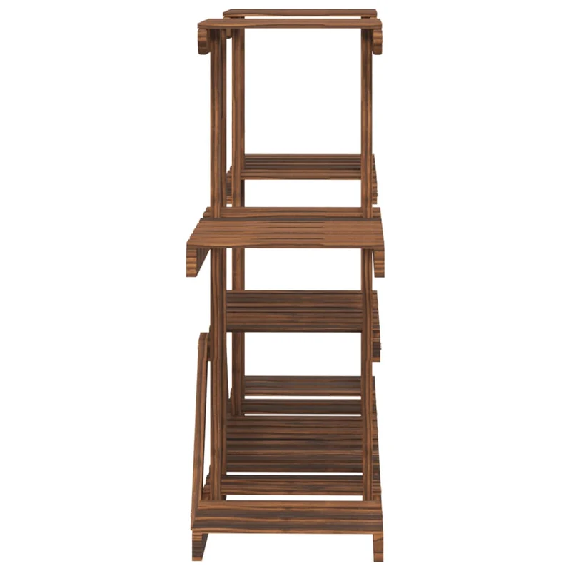 Support à fleurs meuble plante 110 x 25 x 73 cm bois massif de sapin marron 02_0045199