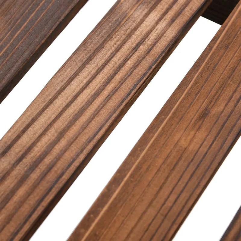 Support à fleurs meuble plante 110 x 25 x 73 cm bois massif de sapin marron 02_0045199