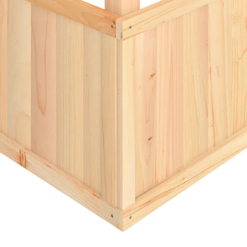 Aire de jeux d'extérieur toboggan portiques robuste jeux jardin 145 x 131,5 x 218,5 cm bois massif de sapin 02_0004625