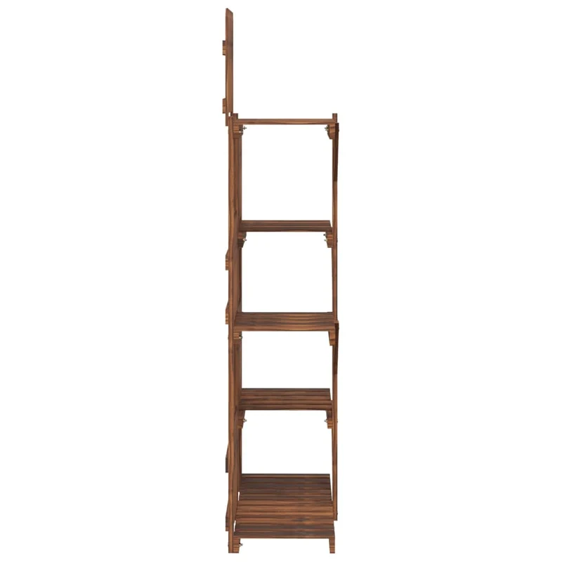 Support à fleurs meuble plante 60 x 25 x 130 cm bois massif de sapin marron 02_0045212