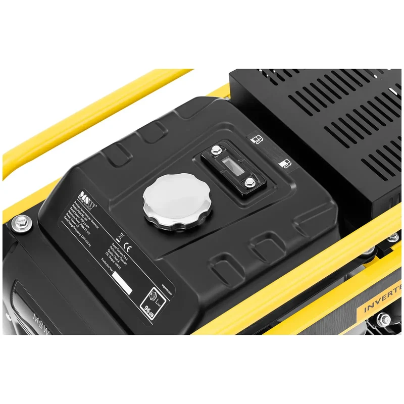 Groupe électrogène inverter 3500 watts 230 volts ca démarrage manuel aluminium plastique acier noir 14_0009128