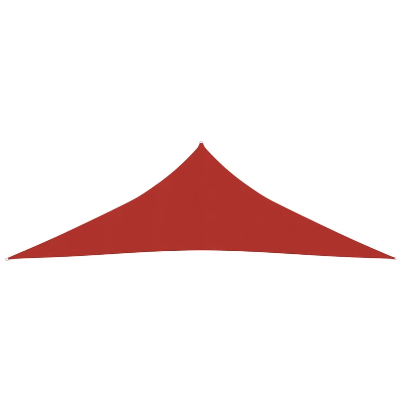 Voile toile d'ombrage parasol 160 g/m² 3,5 x 3,5 x 4,9 m PEHD rouge 02_0009259
