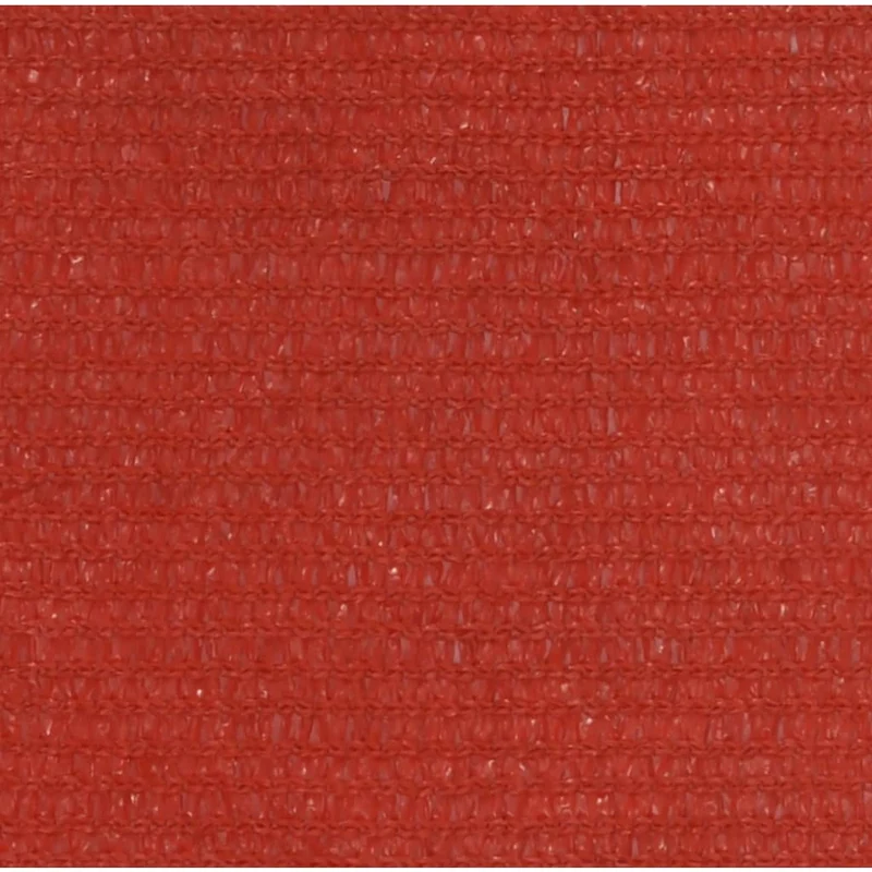 Voile toile d'ombrage parasol 160 g/m² 3,5 x 3,5 x 4,9 m PEHD rouge 02_0009259