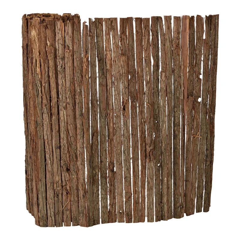 Canisse brise-vue décoration en écorce 300 x 180 cm naturel 03_0009176