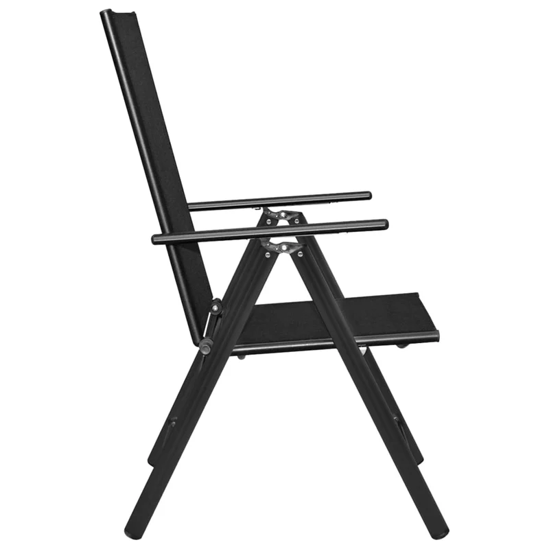Ensemble de salle à manger de jardin meuble extérieur 7 pièces aluminium noir 02_0013918