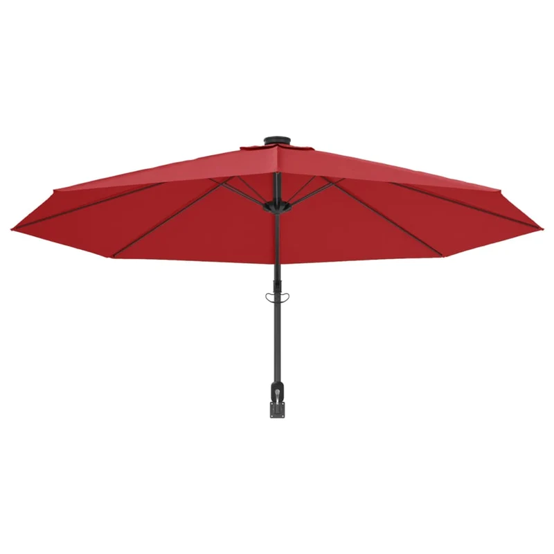 Parasol d'extérieur mural 290 cm rouge vif 02_0008701
