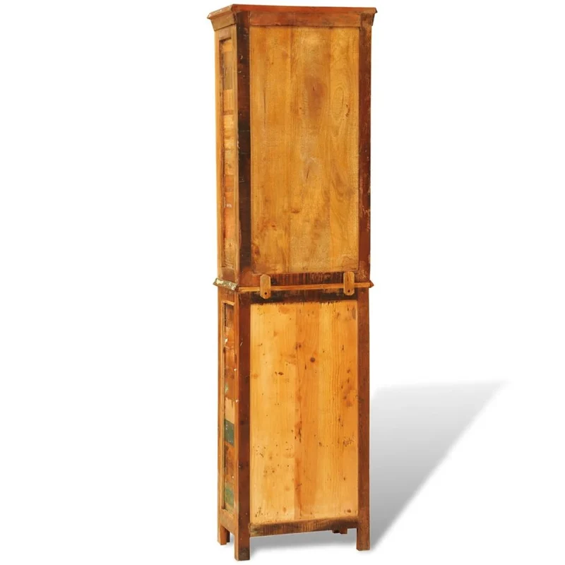 Étagère armoire meuble design bibliothèque en bois recyclé style vintage 2702009/2