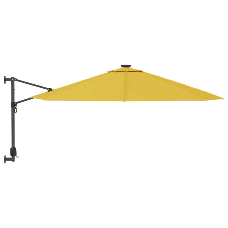 Parasol d'extérieur mural 290 cm jaune 02_0008699