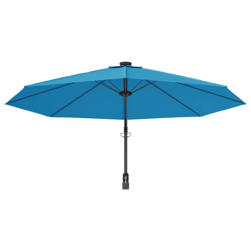 Parasol mural avec led 290 cm bleu 02_0008678