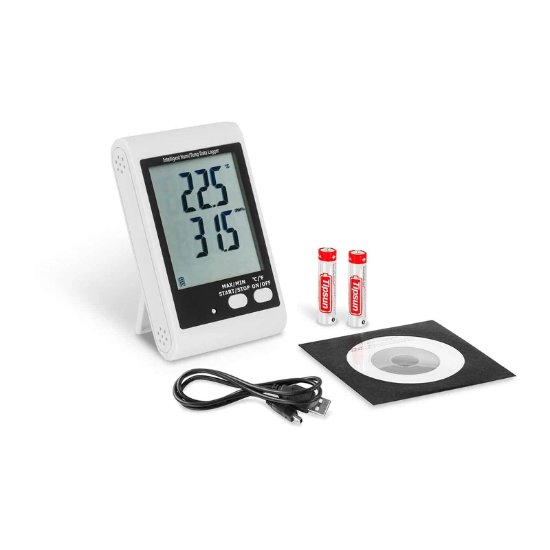 Enregistreur de données écran LCD température + humidité de l’air 14_0005501