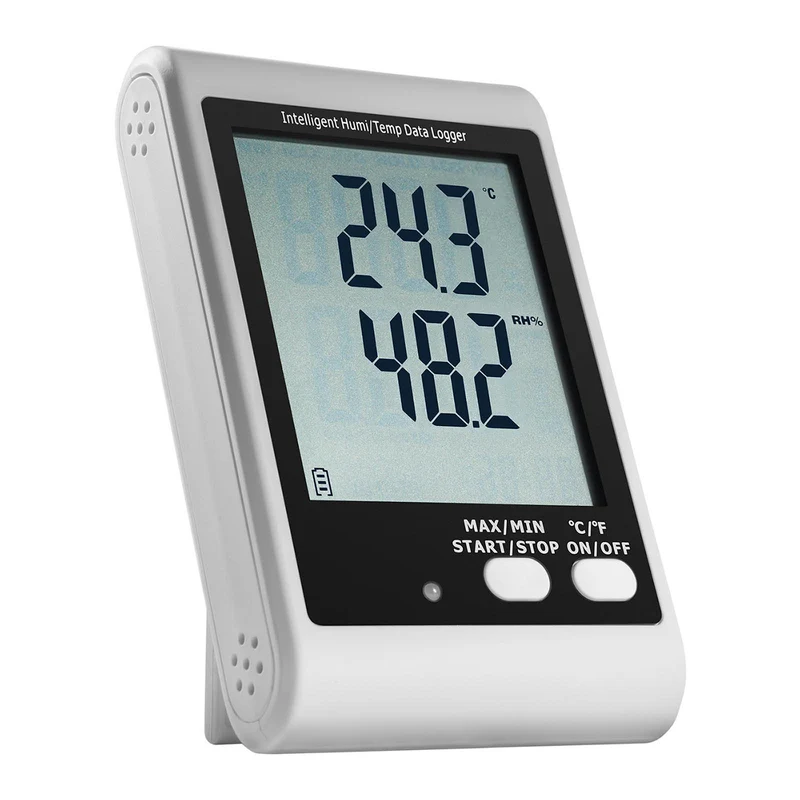 Enregistreur de données écran LCD température + humidité de l’air 14_0005501