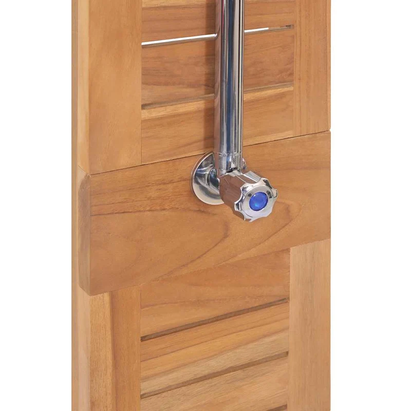 Douche de jardin teck massif 70 x 75 x 204 cm 02_0042064