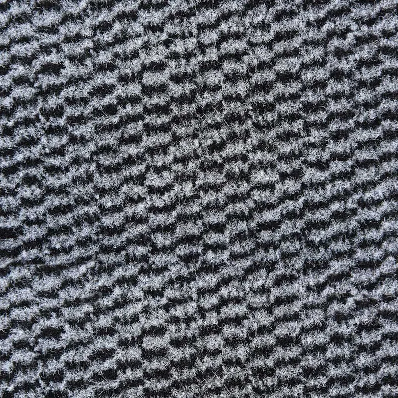Paillasson d'entrée antidérapant 115 x 200 cm résistant à l'usure finition moderne en polypropylène anthracite 02_0058100