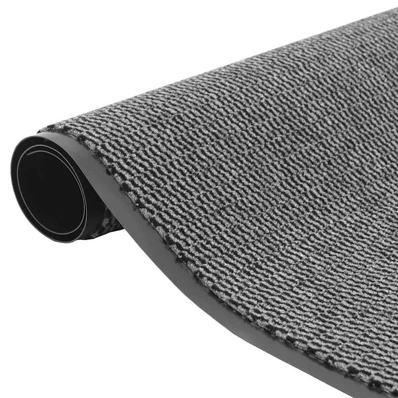Paillasson anthracite 115 x 400 cm antidérapant absorbant saleté entrée en polypropylène anthracite 02_0058102