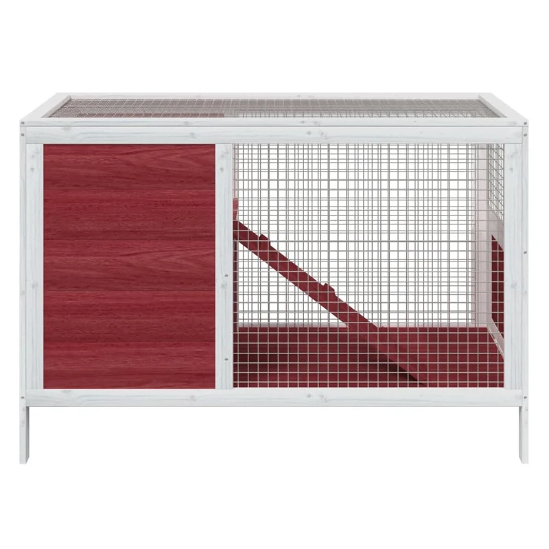 Clapier moka 103 x 44 x 69,5 cm bois de pin massif marron 02_0041951