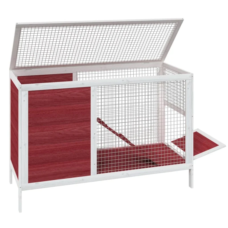 Clapier moka 103 x 44 x 69,5 cm bois de pin massif marron 02_0041951