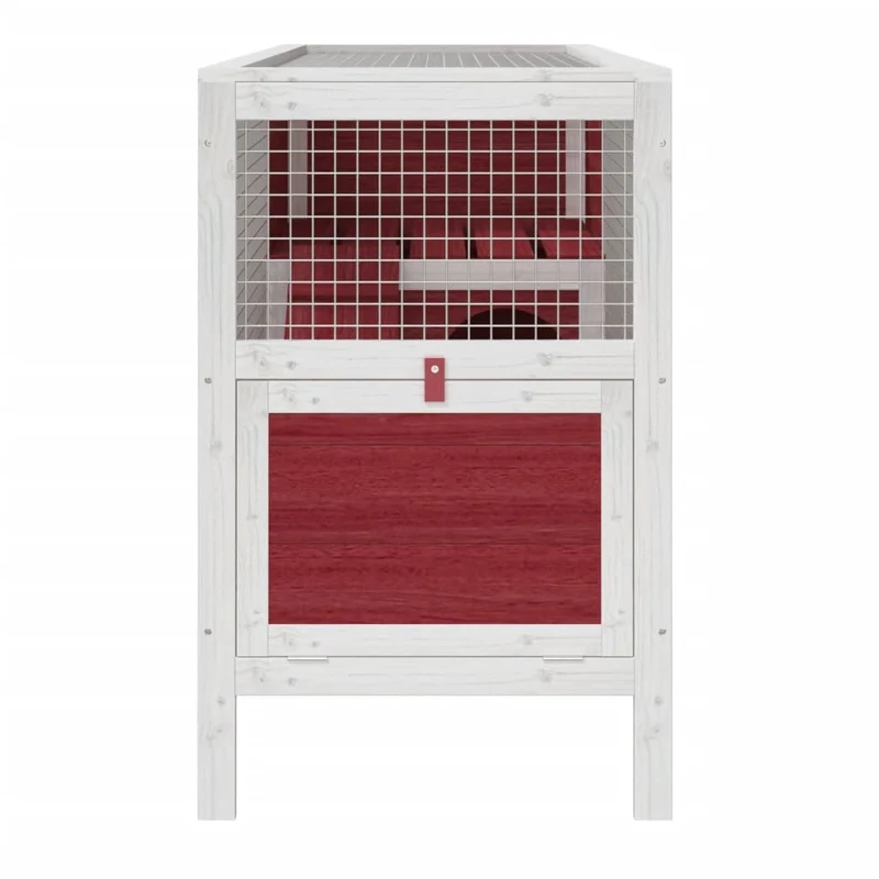 Clapier moka 103 x 44 x 69,5 cm bois de pin massif marron 02_0041951