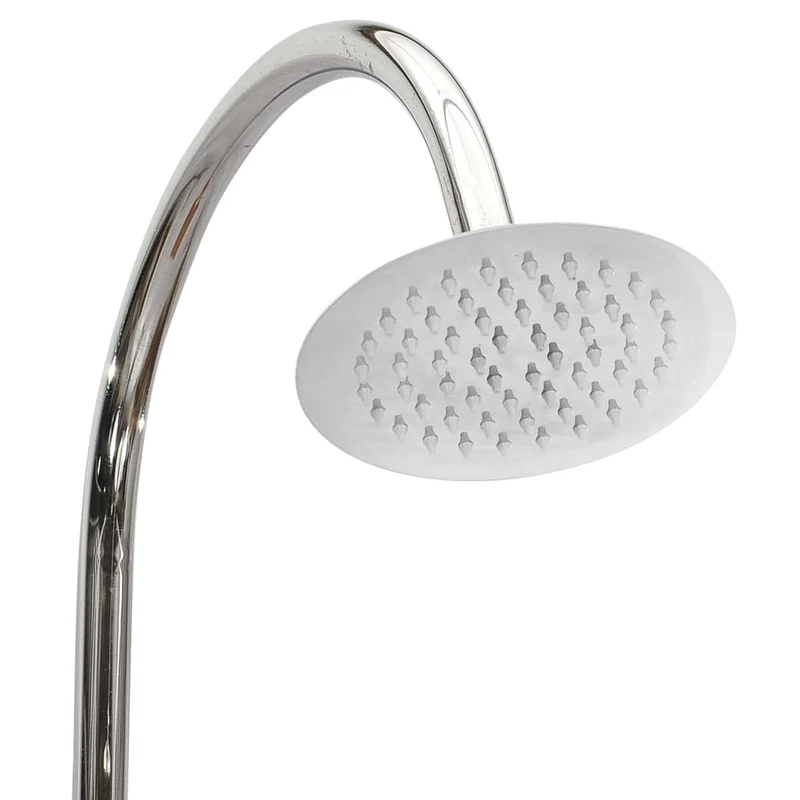 Douche de jardin 75 x 75 x 210 cm bois de teck solide 02_0042038