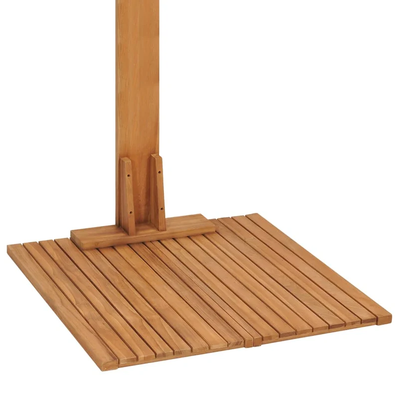 Douche de jardin 75 x 75 x 210 cm bois de teck solide 02_0042038