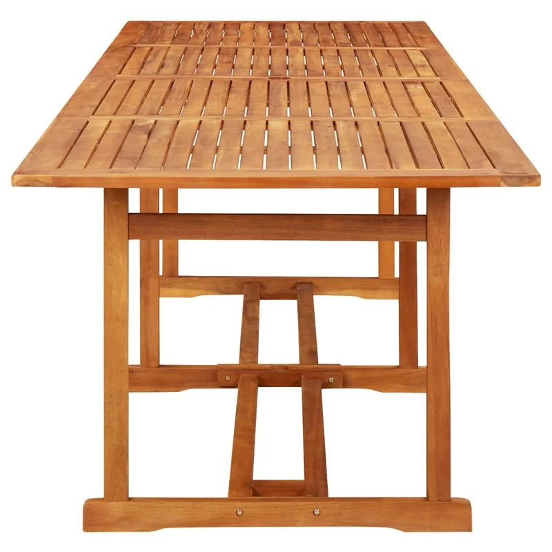 Mobilier à dîner de jardin 11 pièces bois d'acacia massif 02_0014739