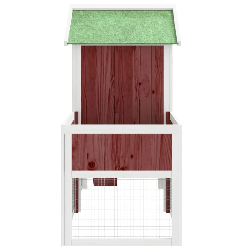 Clapier moka 170 x 63 x 113 cm bois de pin massif marron 02_0041954