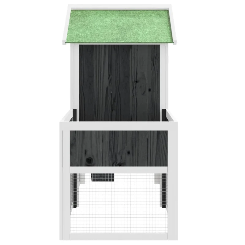 Clapier 170 x 63 x 113 cm bois de pin massif gris 02_0041941
